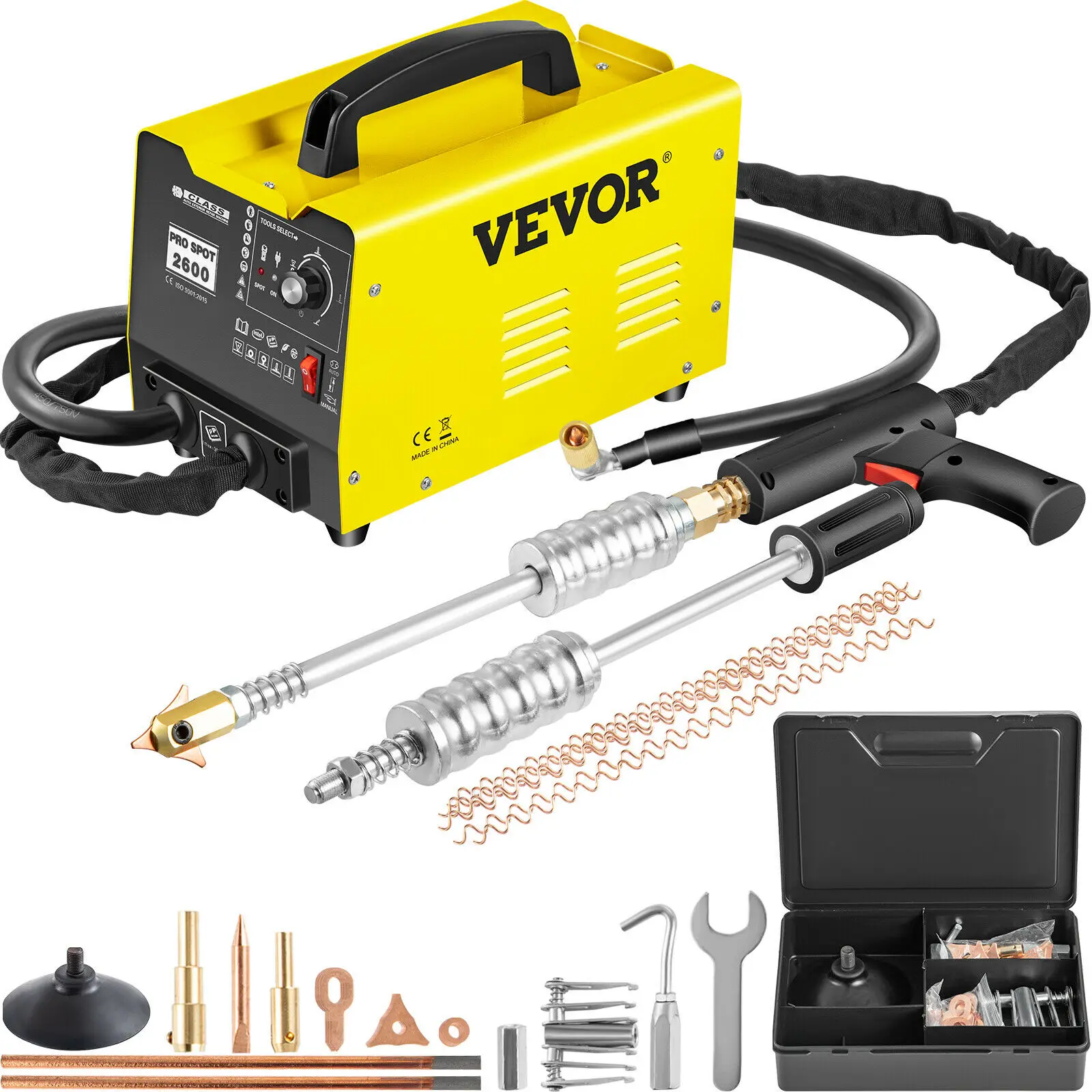 

Dent Puller Yellow Multispot GYSpot 2600 Spot Puller Bonnet Dent Repair Spot Welder