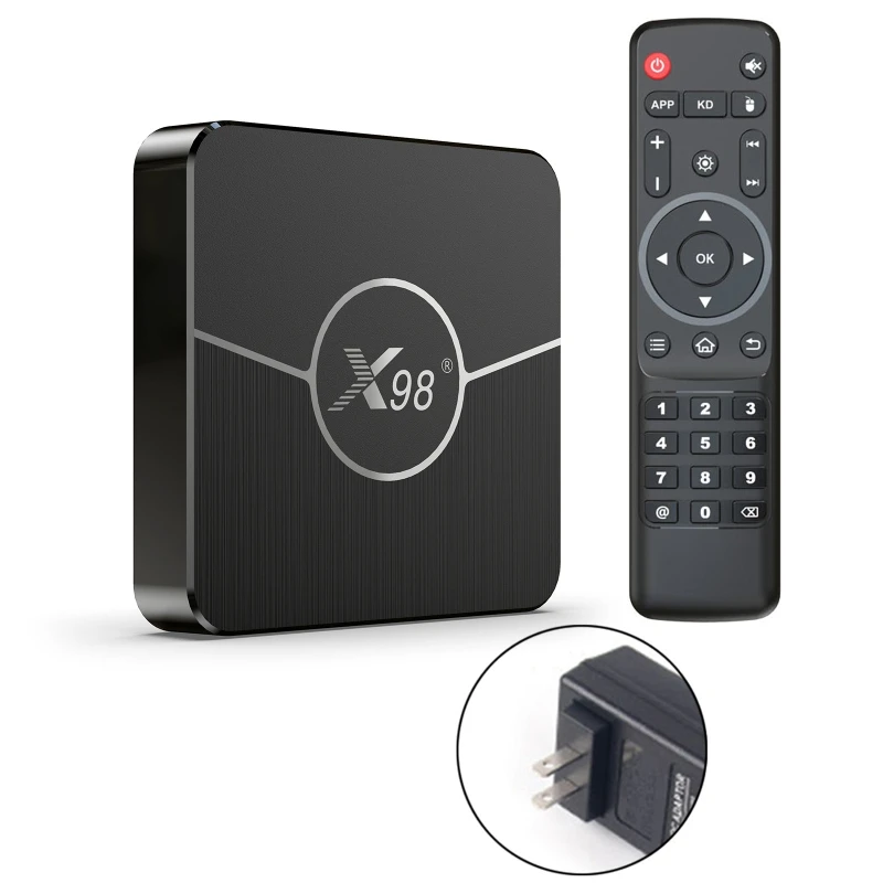 

X98 plus TV Box High Defination network set-top box Android 11.0 S905W2 Chip Media Player for hdTV DVD Home Theater