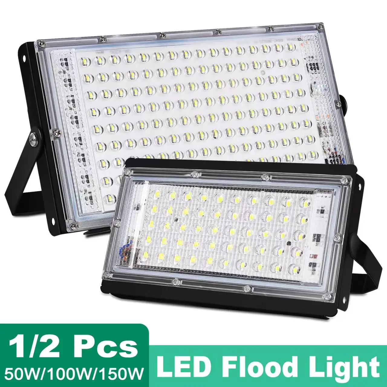 Flood Light LED 150W Outdoor Led Light Foco Led Projector 220V Outdoor Lighting 100W Spotlight Waterproof FloodLight Street Lamp