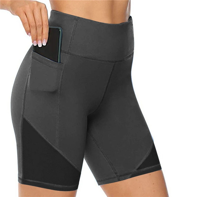 

New Product Women High Waist Fitness Sports Biker Shorts Jogging Beach Athletic Casual Skinny Soft Elastic Stretchy Shorts