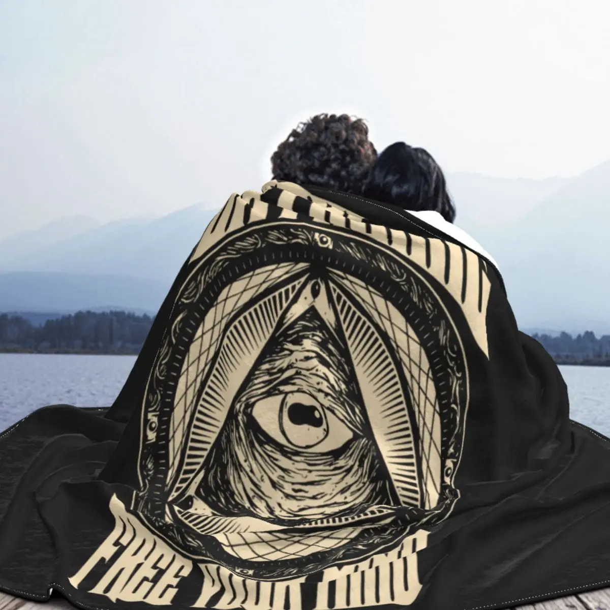 Мужское официальное одеяло с металлическим ремешком Northlane Free Your Mind Eye Mystical M F для