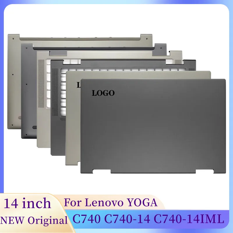 

Новый экран для ноутбука Lenovo YOGA C740-14 C740-14IML, чехол для ноутбука, задняя крышка ЖК-экрана, Упор для рук, верхний корпус, нижний корпус, золотой, серый