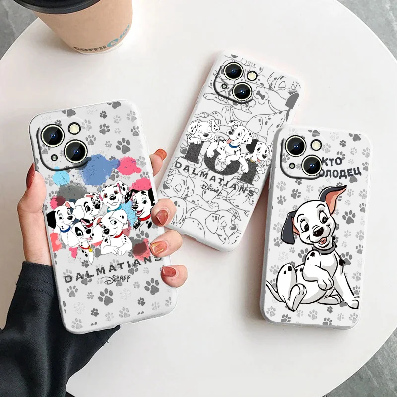

Disney Dalmatians For Samsung Galaxy S23 S22 S21 S20 FE Ultra Plus S10 Lite 5G Liquid Rope Phone Case
