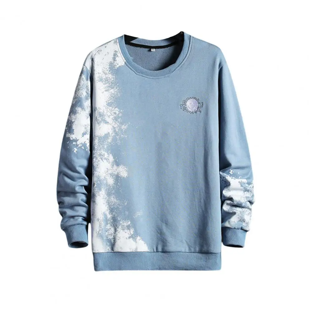 

Осенний свитшот, контрастная Женская свободная теплая Термоодежда с круглым вырезом, повседневные Осенние Топы с длинными рукавами для повседневной носки