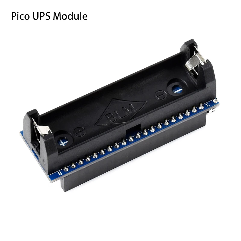 

Raspberry Pi Pico UPS Module Uninterruptible Power Supply Onboard Battery Protection Circuits Monitor Status Via I2C