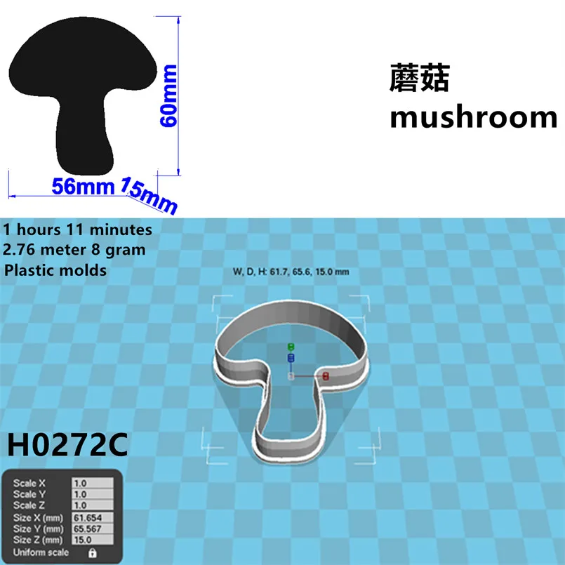 

Формочки для печенья с героями мультфильмов