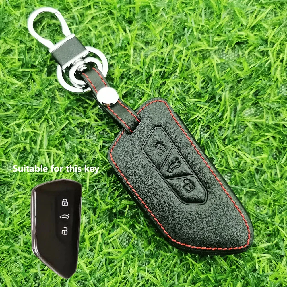 

2024 модный чехол для дистанционного ключа автомобиля, брелок для VW Volkswagen Golf 8 2020 Skoda Octavia A8 2021 SEAT Leon MK4, аксессуары