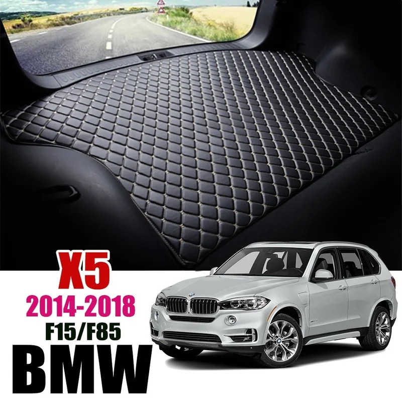 

Автомобильные накладки для багажника Аксессуары для BMW X5 F15 F85 2014 2015 2016 2017 2018 багажник Задняя крышка водонепроницаемый напольный коврик