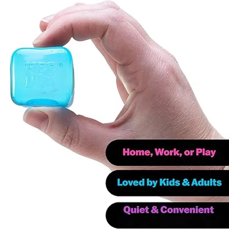 Фото Сенсорные игрушки Schylling Needoh Nice Cube: антистрессовые блоки, головоломки для снятия стресса, сувениры для детей №4