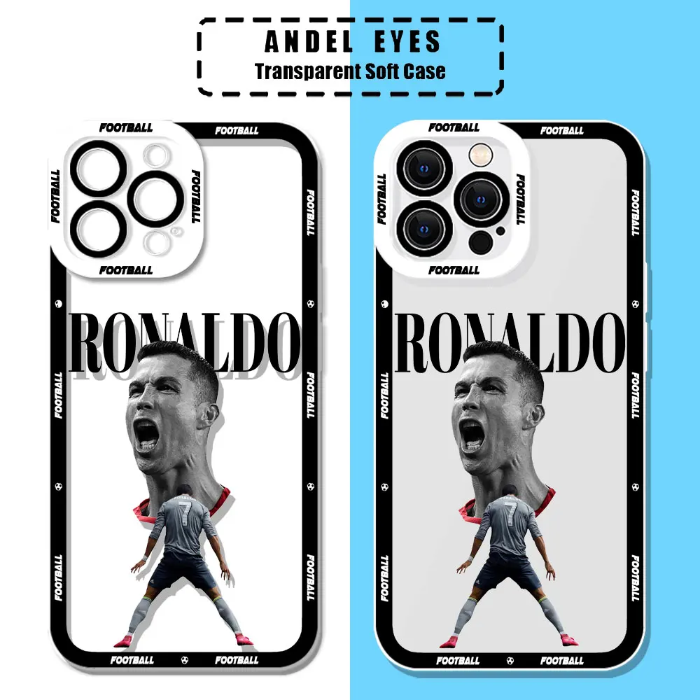 Чехол для телефона Mr Football C-cR7-R-Ronaldos OPPO Reno 12 12F 11 11F 10 8 Pro Plus 8T 7 7Z 6 6Z 5 4 2F 5G Прозрачный