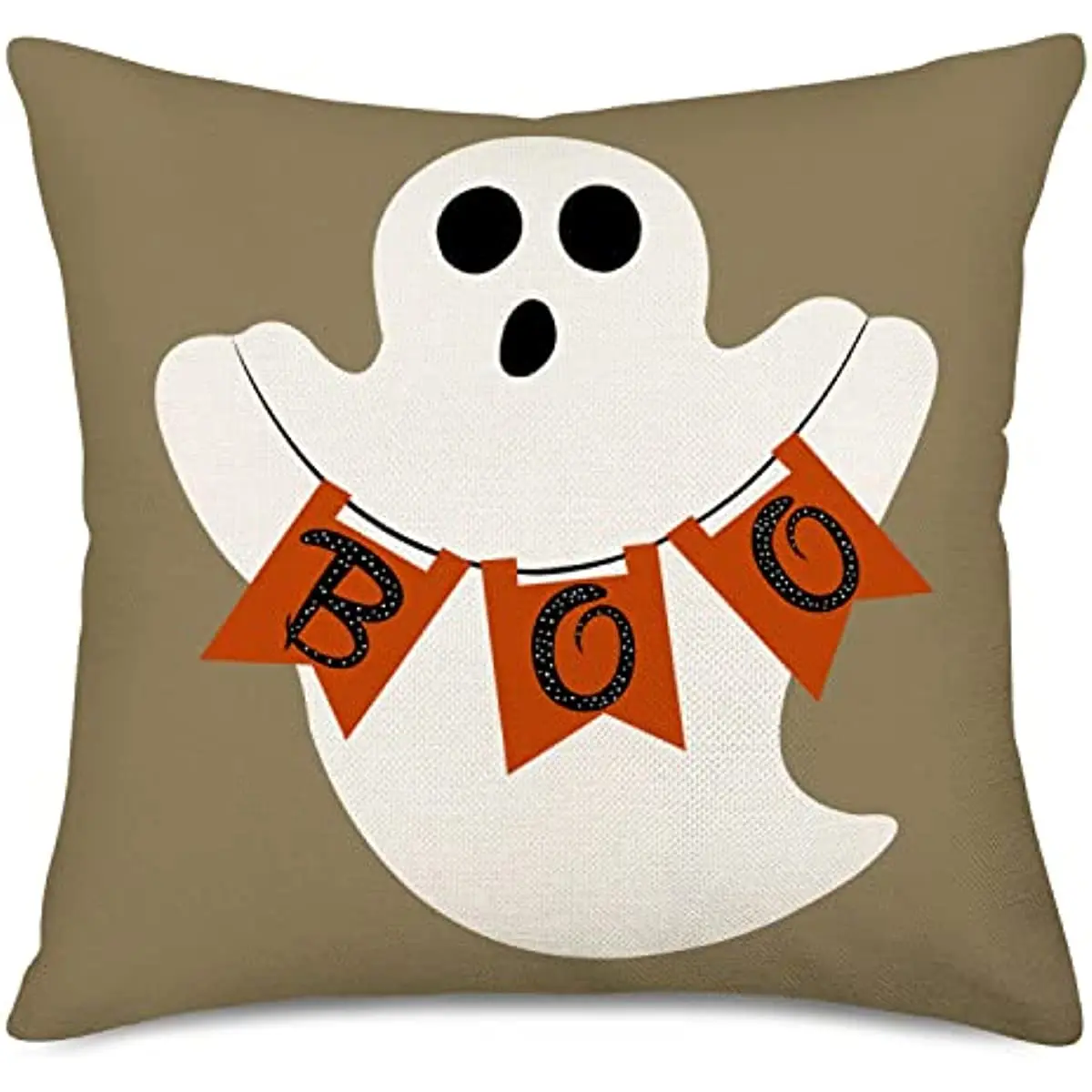 

Приведение бу декоративные наволочки для Хэллоуина, Декоративные Чехлы на подушку Квадратные наволочки из хлопка и льна для домашнего дива...