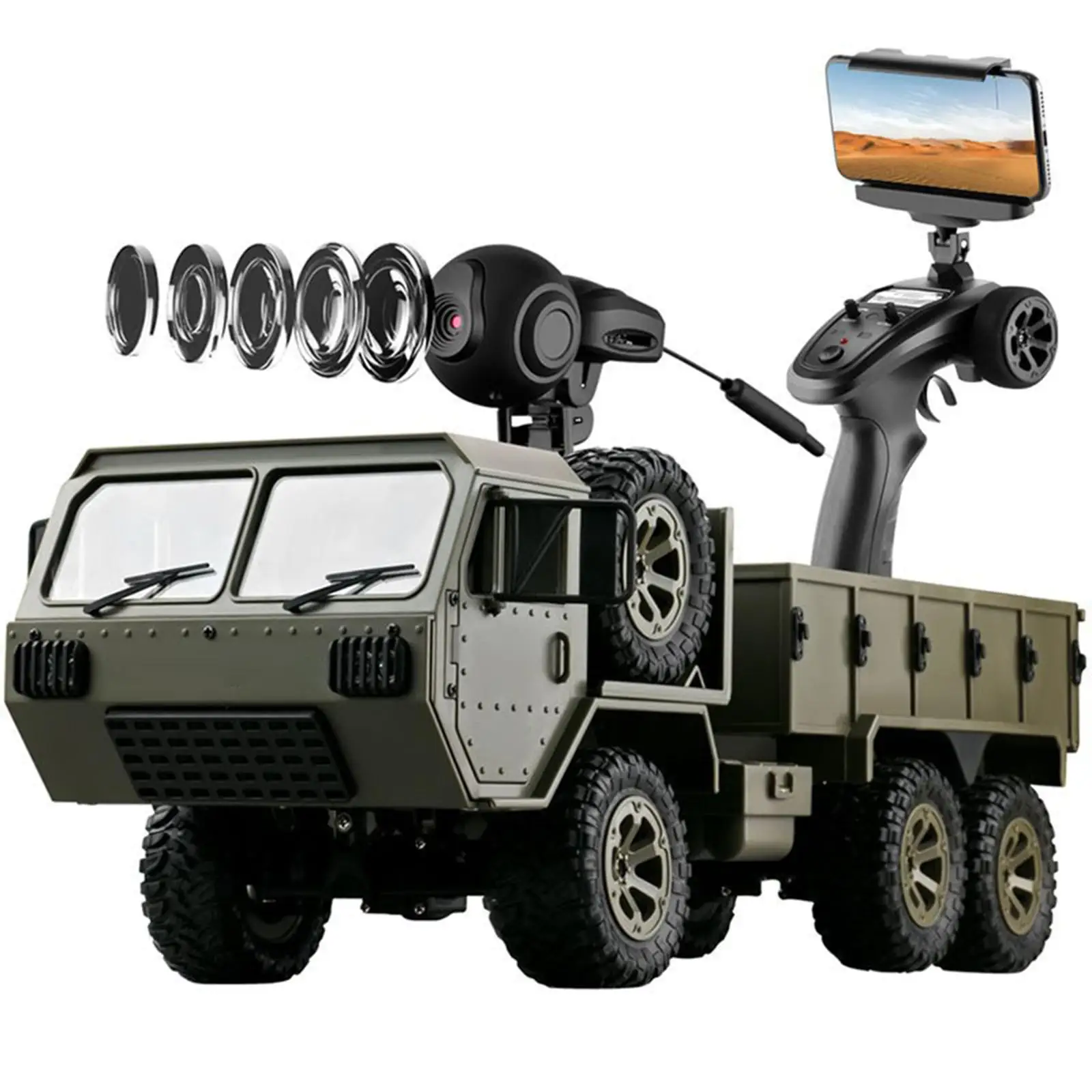 

RC Car Lorry Vehicles Climb Real Time Monitoring Truck for Holiday Gifts