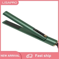 lisapro 2 in 1led hair straightener flat ironstraightener and curler for all hairstyles15s fast heating temperature memory