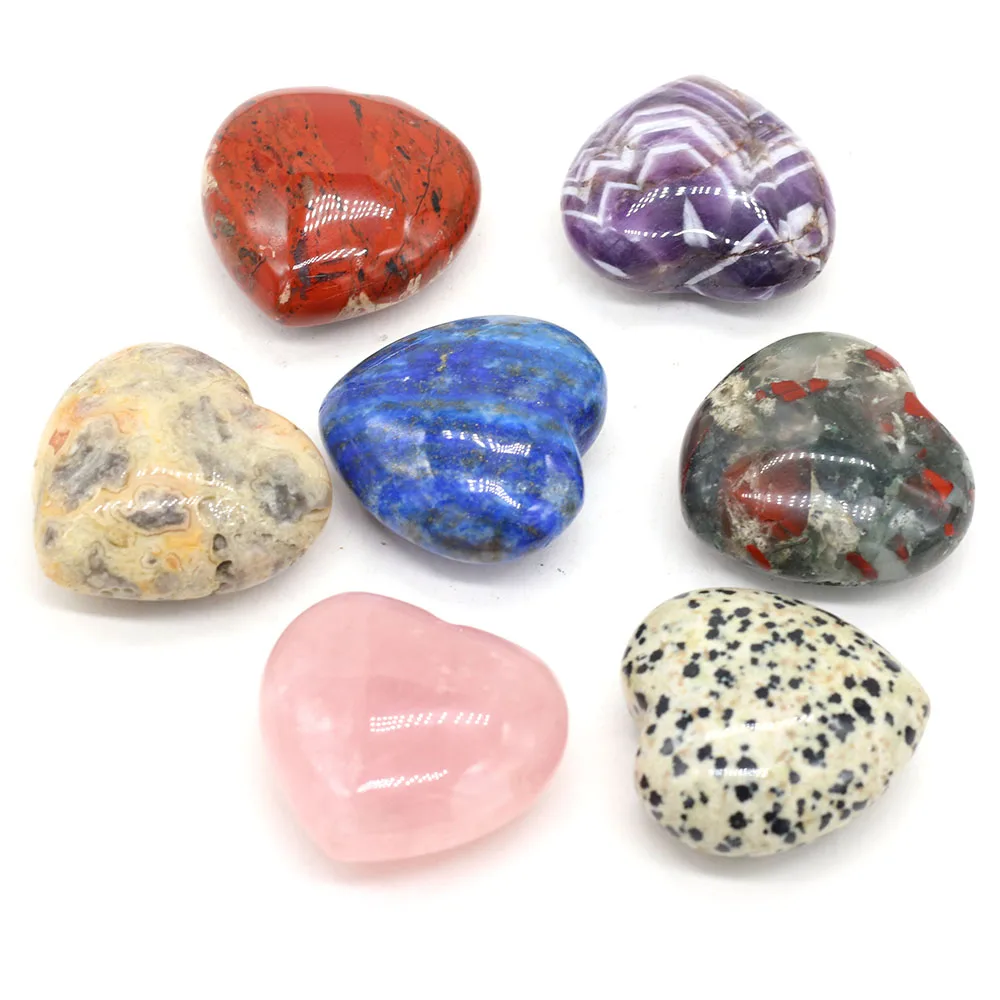

Natural Rose Quartz Crystal Love Heart Home Decoration Chakra Healing Reiki Gemstone Agate Mineral Specimen Craft Ornaments 1PC