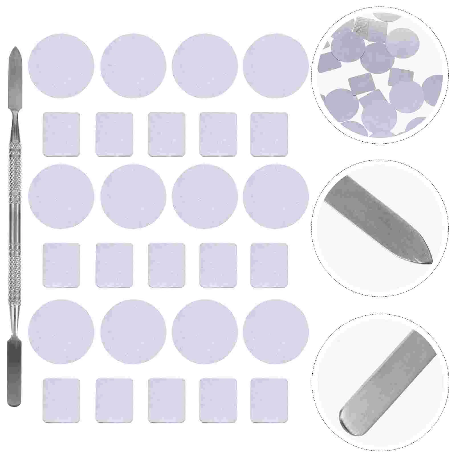 

56pcs Magnetic Eyeshadow Blush Metal Stickers for Eyeshadow Pan Makeup Tool Empty Magnetic Palettes Magnets Palettes