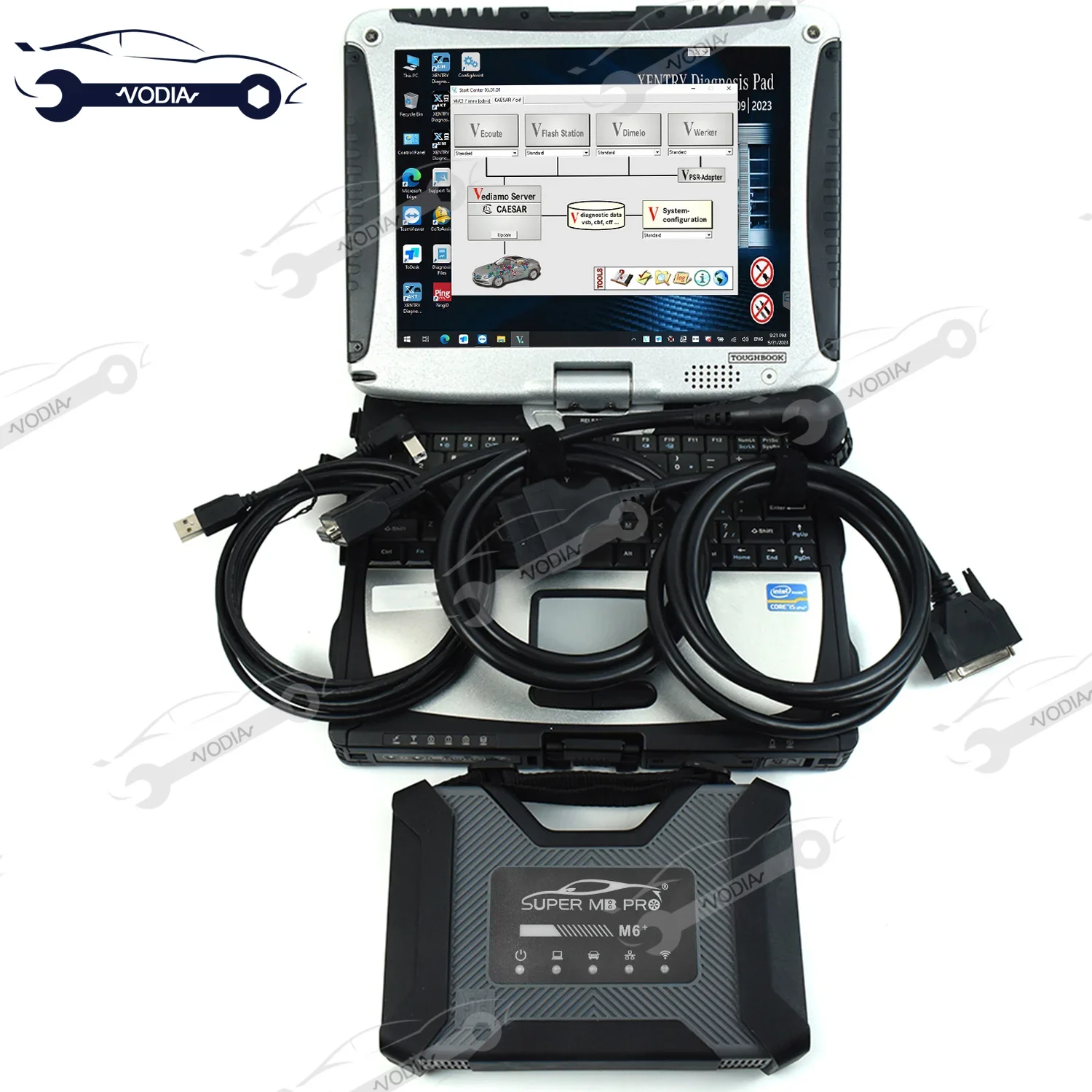 Диагностический инструмент DoIP M6 Super MB Pro/M6 Star полнофункциональный с ноутбуком cf19