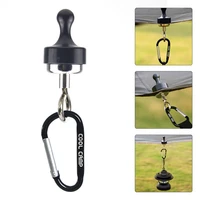 1pc camping magnetic hook multifunctional outdoor tent canopy carabiner magnet hanger outdoor camping canopy accessories