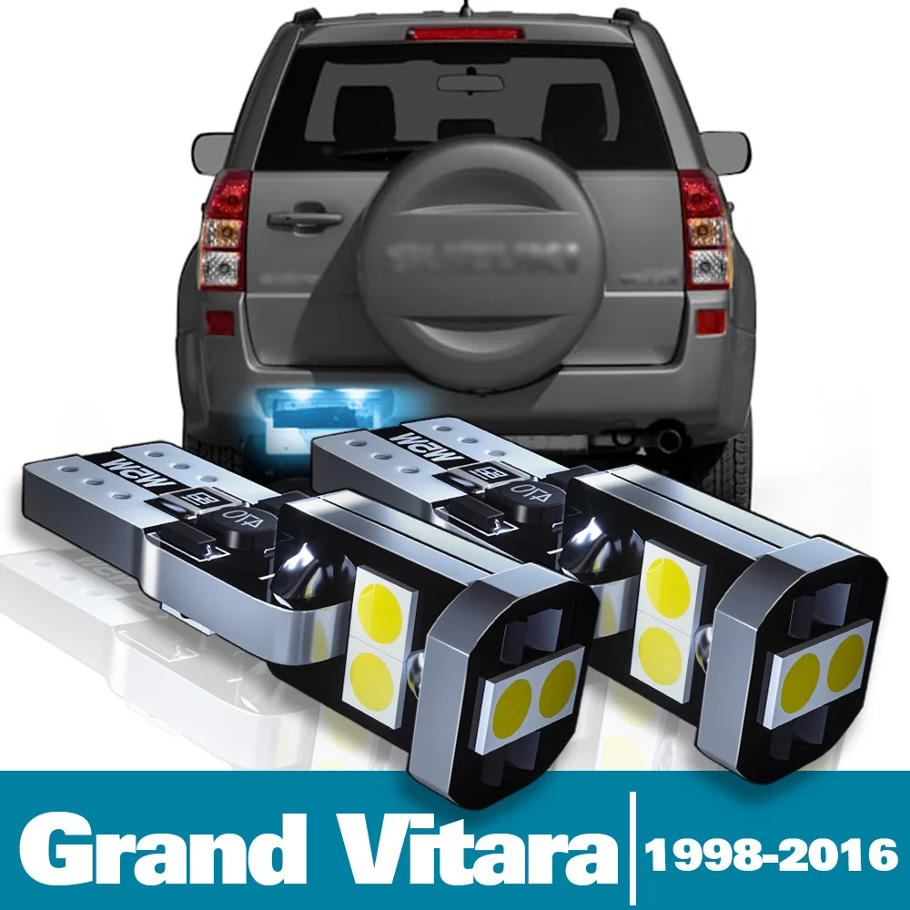 2pcs LED License Plate Light For Suzuki Grand Vitara Accessories 1998-2016 2006 2007 2008 2009 2010 2011 2012 2013 2014 2015