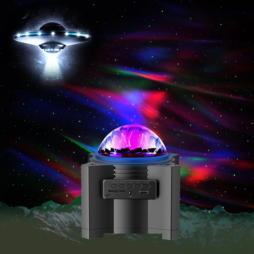 

Colorful Starry Sky Projector Light Galaxy Projection Light for Children Bedroom Space Pattern Projection Night Lamp