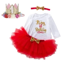 1st birthday baby dress baby girls dress formal gowns pageant birthday lace wedding dress toddler clothing
