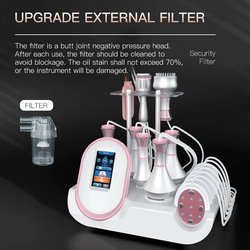 OEM ODM 9 в 1 80K вакуумное кавитационное снятие жира Ems устройство для