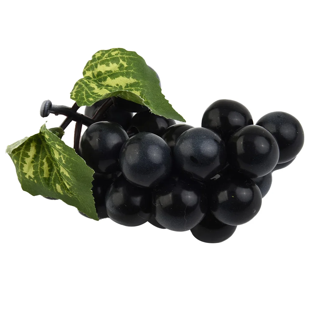

1 Bunches Simulation Grapes Corporate Gifts Home Decor Lifelike Plastic Fake Fruit Props Ornament Rattan Garden
