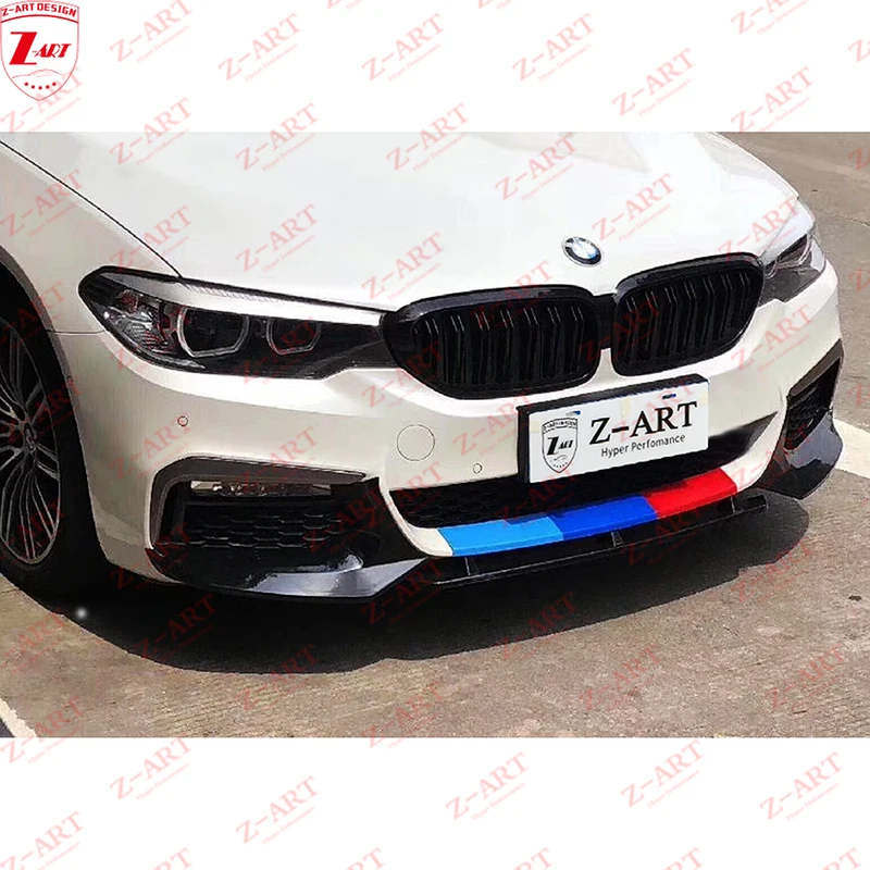 Передний спойлер из углеродного волокна Z-ART для BMW G30 M5 передний подбородок все