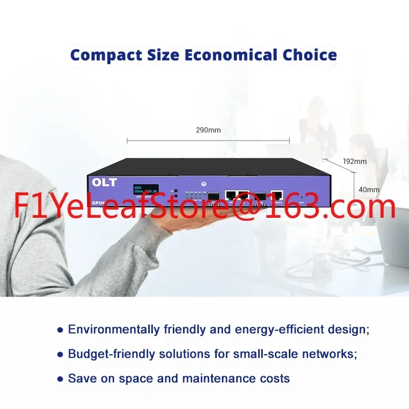 Горячие продажиLayer 3 1 Пуэрто тонна 20 км порта Single PON C-data MiNi 2 GPON OLT