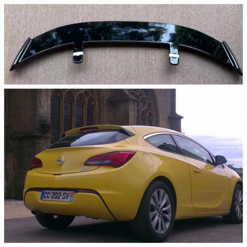 

Спойлер крыло для Opel Astra GTC J ABS пластиковый автомобильный спойлер на крышу задний хвост губа крыло автомобильные аксессуары