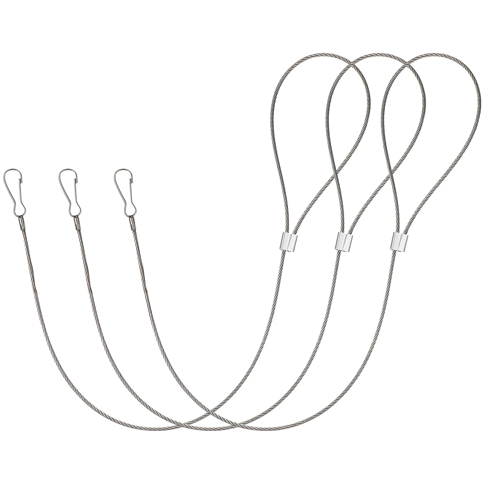 

3 кабеля, кабели из нержавеющей стали для забора из металла
