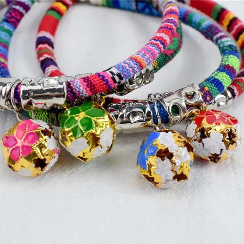 

1/3/5PCS Pet Ethnic Style Collar Cats And Dogs Universal Bell Collar Boho Style Cat Supplies Cat Supplies Cat Collars Leads