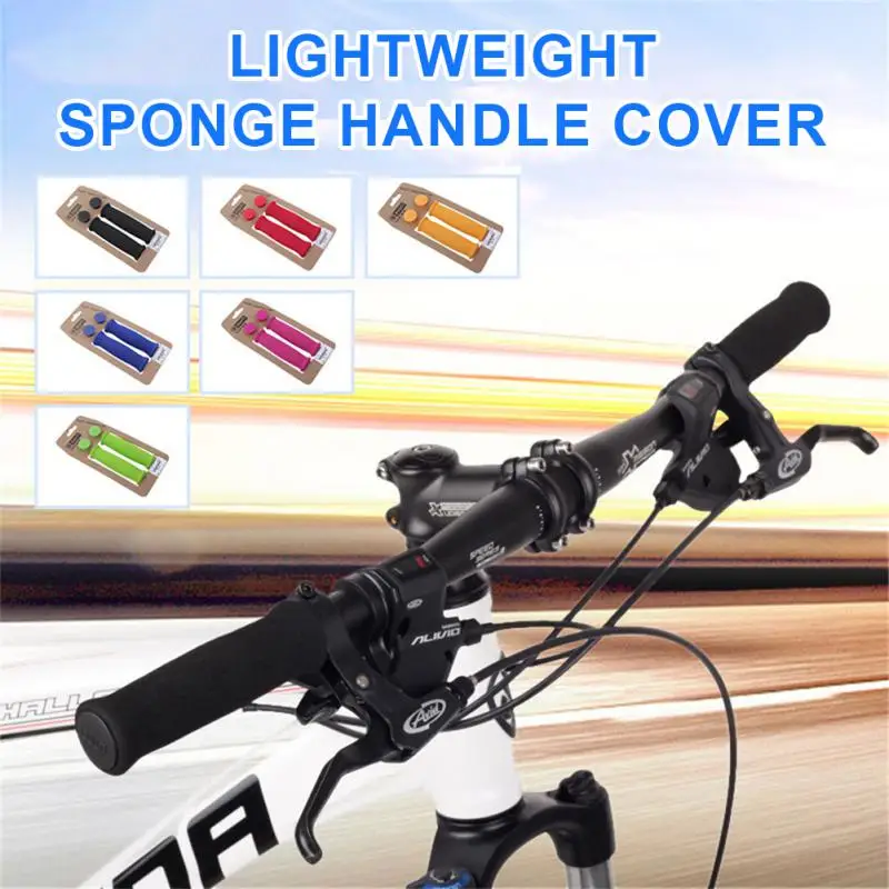 

Ultralight Грипсы Для Велосипеда Sponge Shockproof Handles For Bicycle MTB Mountain Bike Grips Comfortable Ручки Велосипедные