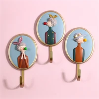 modern style decorative bubble girl hook housekeeper on wall wall decor bathroom accessories wall hanger room decor accessories