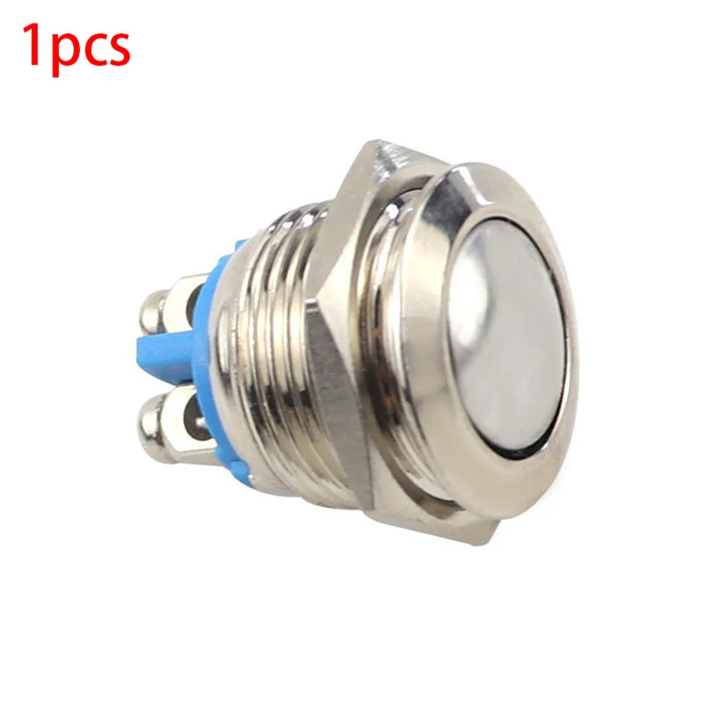 1pcs 16mm 1NO Self Recovery Metal Doorbell Bell Horn Power Push Button Switch Screw Car Engine PC Reset 3 Styles