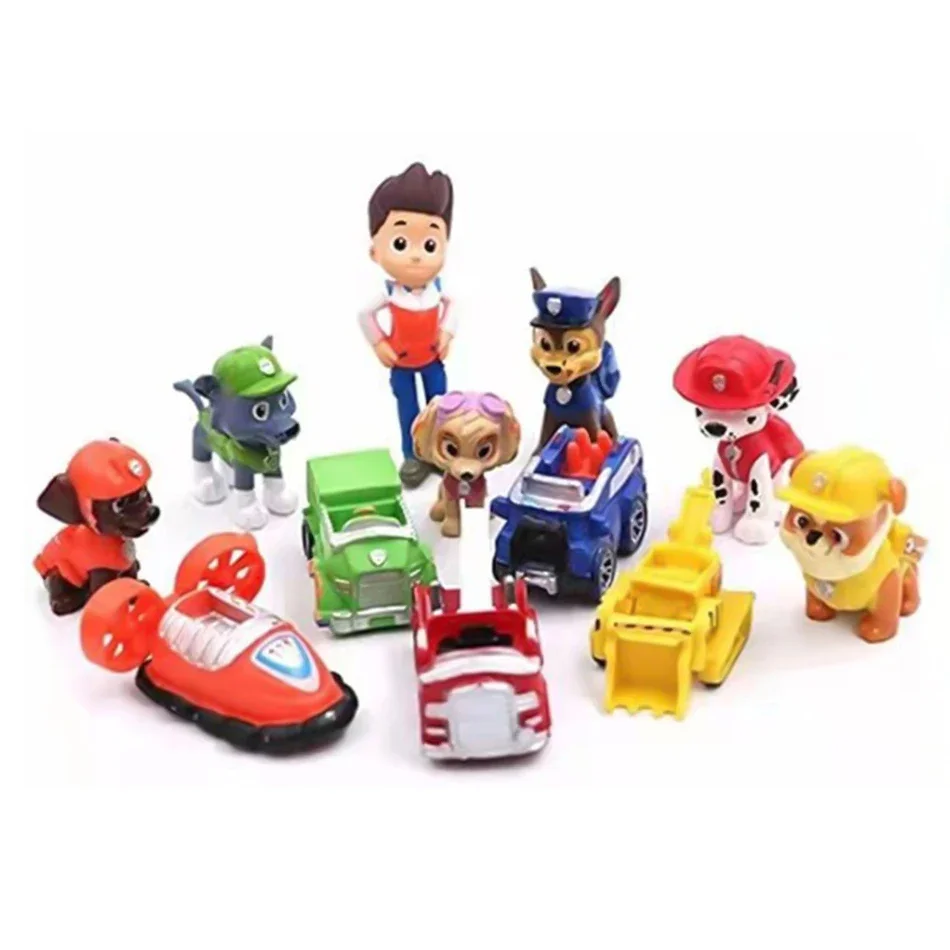 Фото Набор из 12 фигурок-игрушек «Щенячий патруль» (Paw Patrol) — мини-куклы-персонажи, декор, игрушки для щенков, подарок на день рождения №3