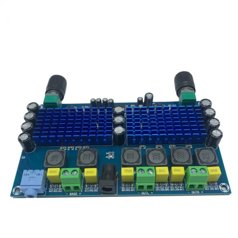 XH-A312 Плата цифрового усилителя высокой мощностиTPA3116D2Пвухканальный2.1 звука басов
