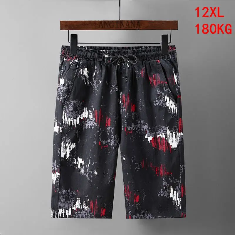 

Women's large Size shorts 12xl 180kg big size 10xl 8xl summer large elastic sports loose black blue beach pants 56 58 60