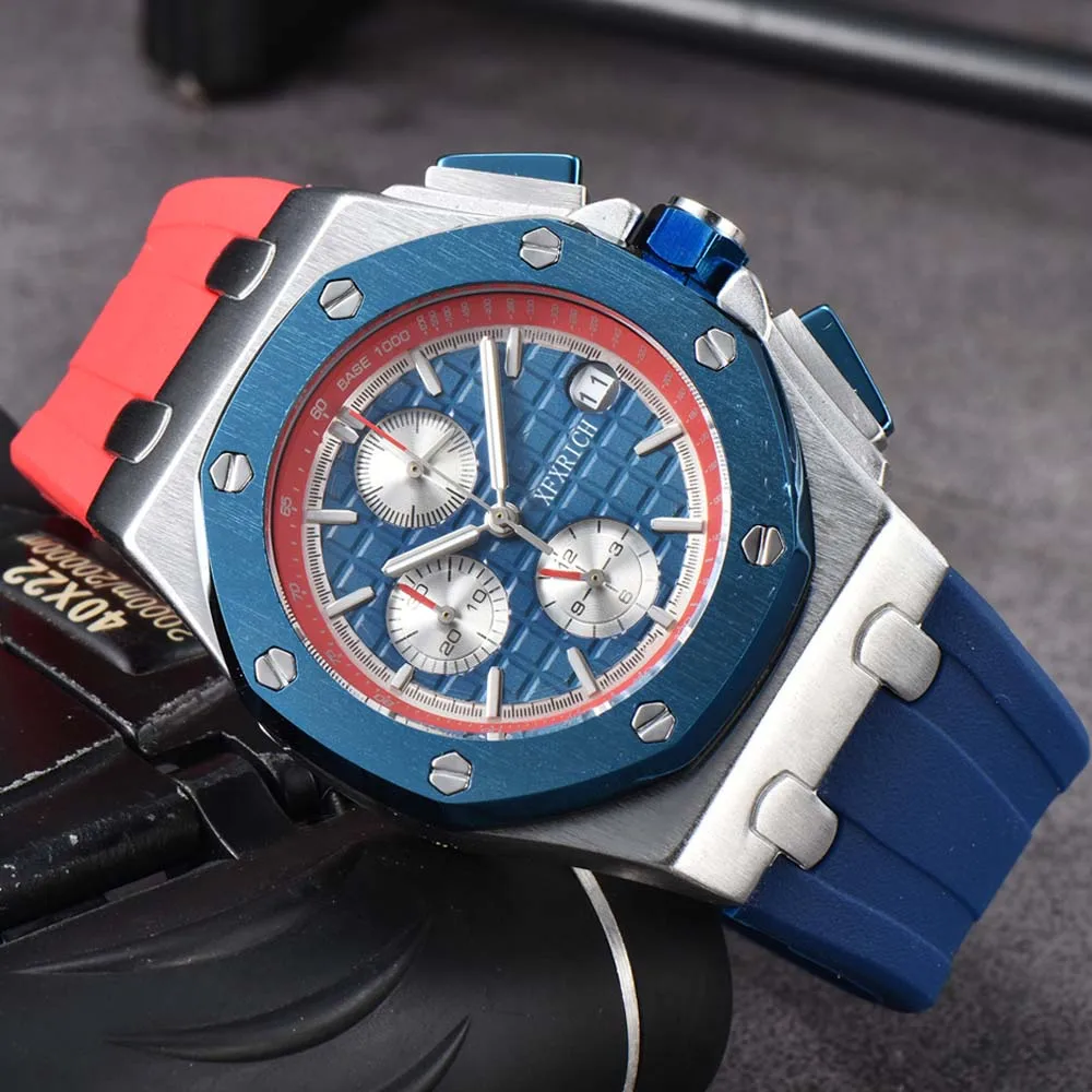 

Hot Sale Original Brand Watches For Mens Multifunction Chronograph Automatic Date Watch Top Luxury Waterproof Spots AAA Clocks