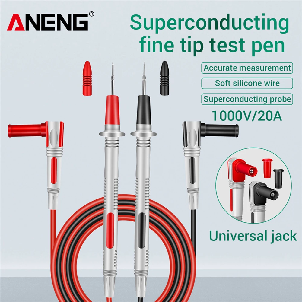 

ANENG PT2020 Universal 20A 1000V Multimeter Probe Test Needle Pin Digital Multi Meter Voltmeter Tester Lead Wire Pen Cable Kit