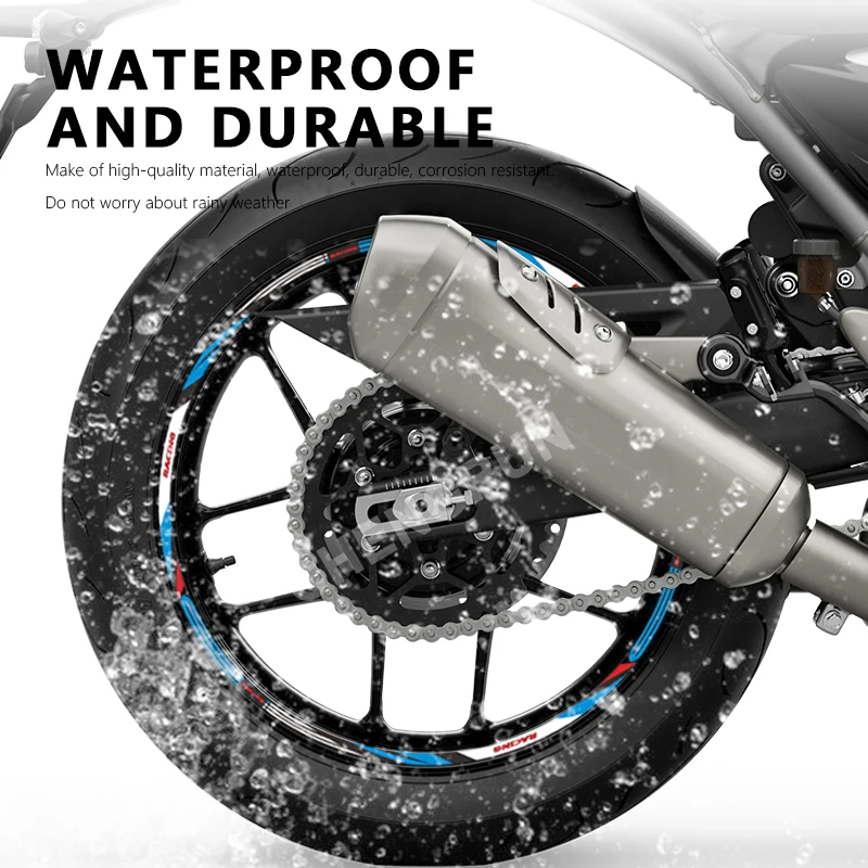 Наклейка на колесо 17-дюймовые водонепроницаемые наклейки мотоцикл для Speed 400