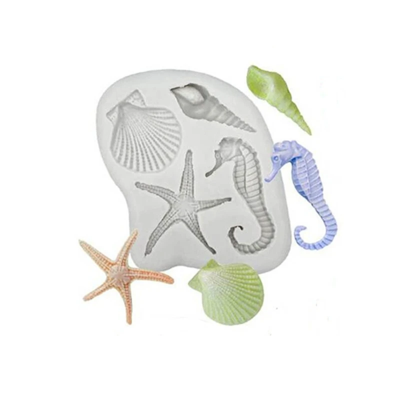 

Silicone Baking Molds Marine Animals Shape Fondant Moulds Cake Mould Baking Tool Chocolate Mold Baking Accessories M68E