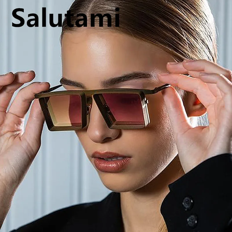 

Vintage Hollow Net Frame Square Sunglasses For Women New Fashion Brand Sun Glasses Men Alloy Punk Shades Hip Hop Thick Eyewear