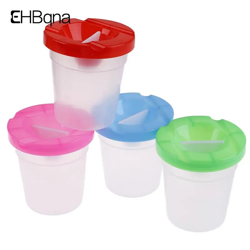 

1 pcs DIY Children Washing Cup Writing Brush Cup Paint Cup Painting Handmade Accessories Water Leakage Prevention