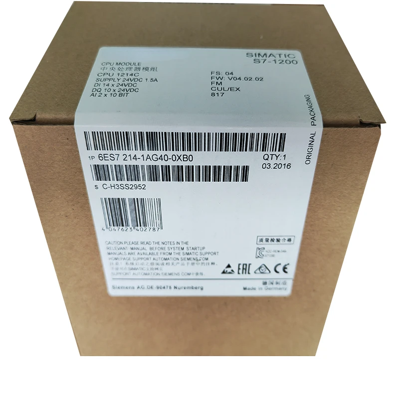 

low cost plc controller Industrial controls S7-1200 CPU 6ES7214-1AG40-0XB0