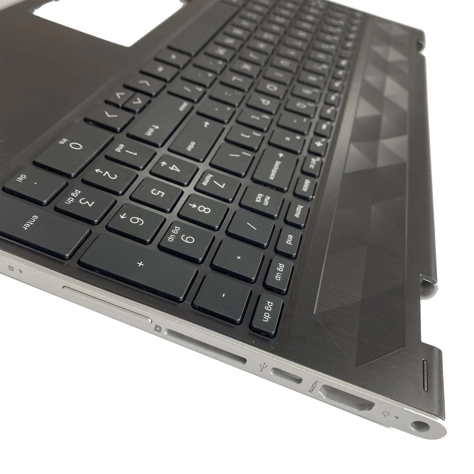 Новый ноутбук Верхняя деталь или подставка для рук с клавиатурой без сетки