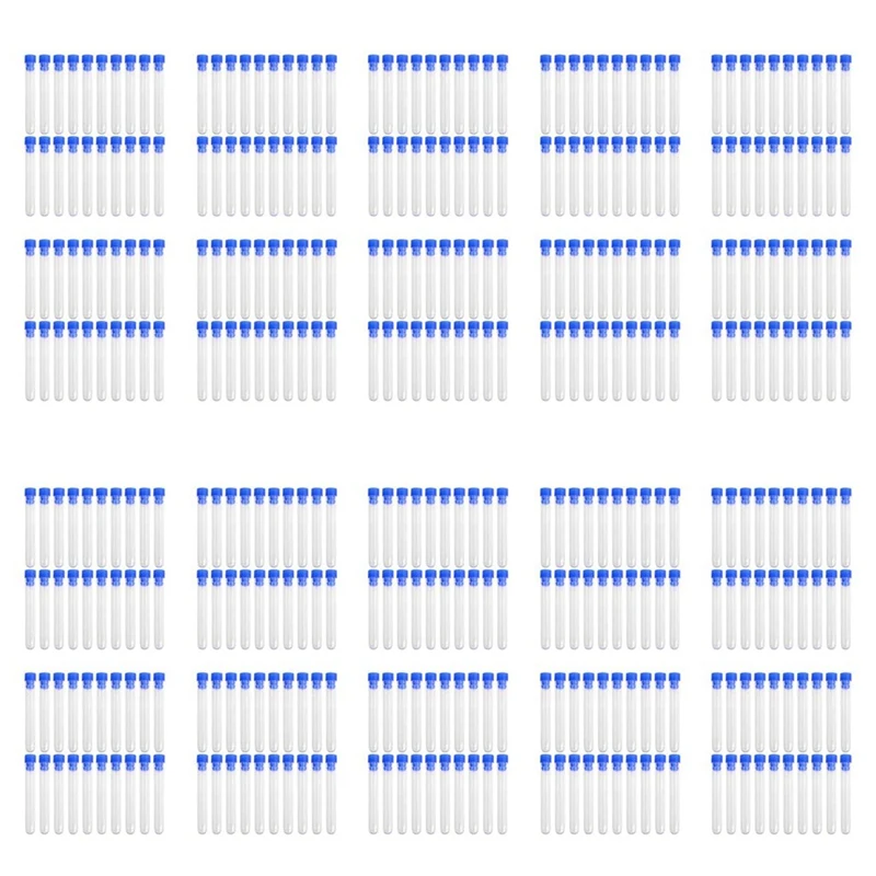 

400 Pcs. Not Graduated Plastic Test Tube Lab Test Tool With