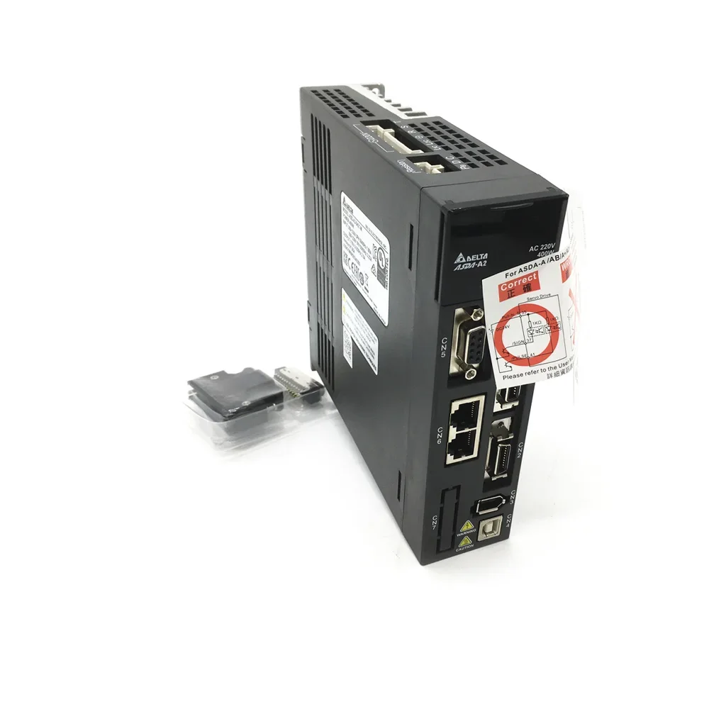 Комплект драйвера серводвигателя переменного тока Delta A2 400 Вт ASD-A2-0421-M ASD-A2-0421-E