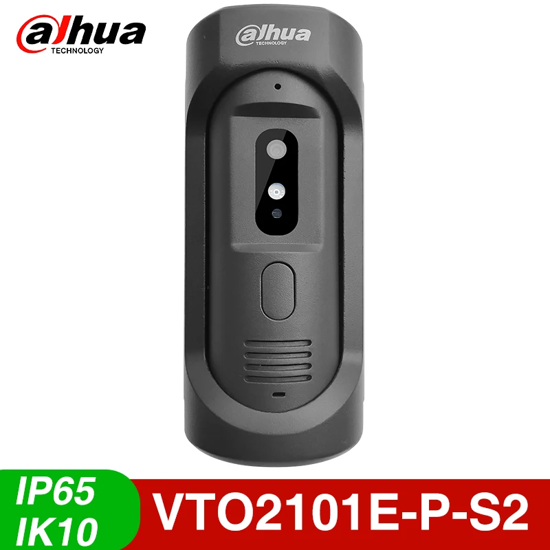 Dahua VTO2101E-P-S2 Replace VTO2101E-P-S1 IP Villa Outdoor Station 2MP HD Video Intercom IP65 IK10 Night vision Doorbell Camera