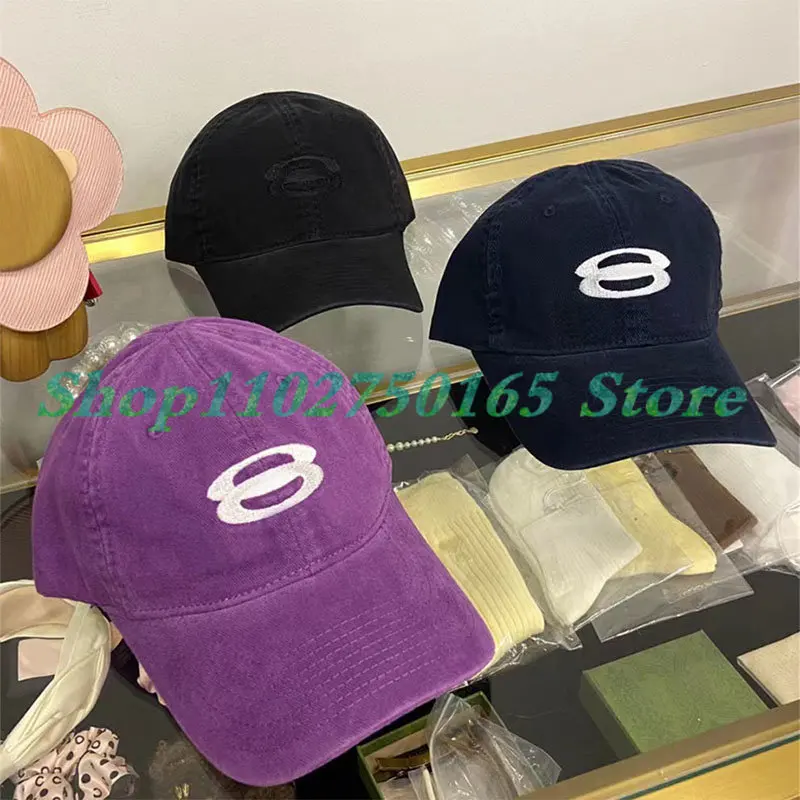 

767680 Embroidered Baseball Cap Fashion New 2023 Trend Men's and Women's Retro Worn Cap Summer Outdoor Casual Sunshade Hat