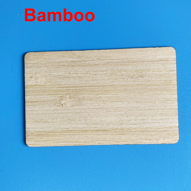 

Бамбуковый деревянный чип 144 байта 13,56 МГц NFC213, членская карта NFC, бесконтактный бизнес-подарок, деревянная карта социального признания